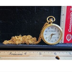 Vintage Gruen MJ Hummel Pocket Watch "Ride Into Christmas" New Battery